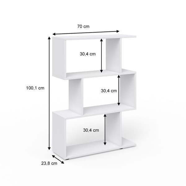 Vicco Levio Rumsavdelare, Vit, 70 x 100 cm
