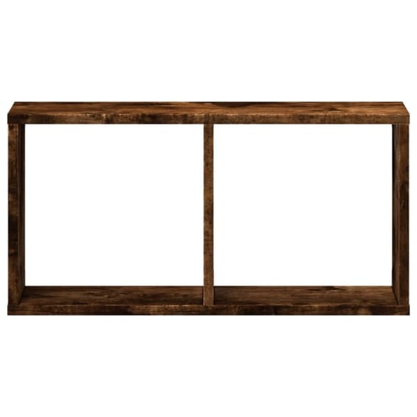 vidaXL Seinäkaappi 60x16x30 cm savutammi tekninen puu