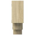 Miniatyrbilde 6 av 11: vidaXL Vegghylle sonoma eik 159x18x66 cm konstruert tre