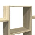 Miniatyrbilde 8 av 11: vidaXL Vegghylle sonoma eik 159x18x66 cm konstruert tre