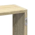 Miniatyrbilde 9 av 11: vidaXL Vegghylle sonoma eik 159x18x66 cm konstruert tre