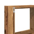 Miniatyrbilde 10 av 11: vidaXL Veggskap 78x18x71 cm gammelt tre konstruert tre
