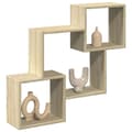 Miniatyrbilde 2 av 11: vidaXL Veggskap 78x18x71 cm sonoma eik konstruert tre