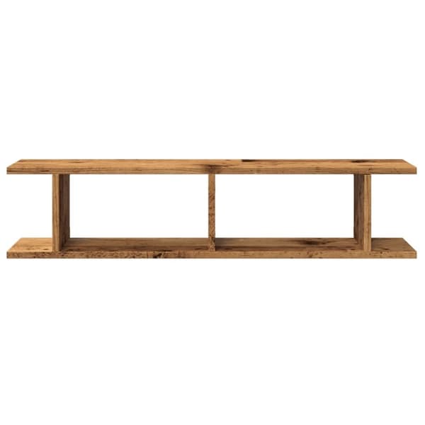 vidaXL Vegghyller 2 stk gammelt tre 90x18x20 cm konstruert tre