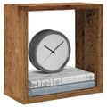 Miniatyrbilde 2 av 11: vidaXL Vegghyller kube 2 stk gammelt tre 30x15x30 cm konstruert tre