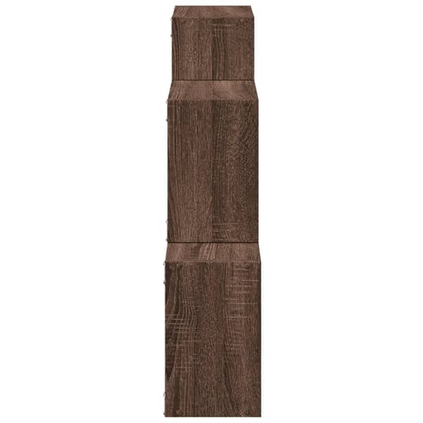 vidaXL Seinäkaappi 78x18x71 cm ruskea tammi tekninen puu
