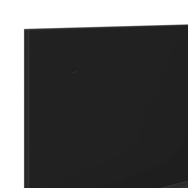 vidaXL Veggskap 70x16,5x30 cm svart konstruert tre