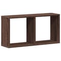 Miniatyrbilde 3 av 10: vidaXL Veggskap 60x16x30 cm brun eik konstruert tre
