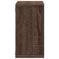 Miniatyrbilde 6 av 10: vidaXL Veggskap 60x16x30 cm brun eik konstruert tre