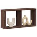 Miniatyrbilde 2 av 10: vidaXL Veggskap 60x16x30 cm brun eik konstruert tre