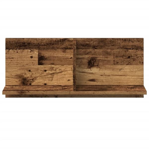 vidaXL Veggskap 70x16,5x30 cm gammelt tre konstruert tre