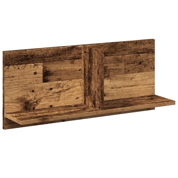vidaXL Veggskap 70x16,5x30 cm gammelt tre konstruert tre