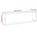 Pikkukuva 11 / 11: vidaXL Kuutioseinähyllyt 4 kpl Vanha Puu 100x15x30 cm lastulevy
