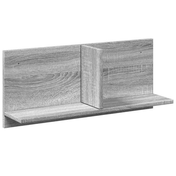vidaXL Seinäkaappi 70x16,5x30 cm harmaa Sonoma tekninen puu