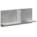 Miniatyrbilde 3 av 10: vidaXL Veggskap 70x16,5x30 cm betonggrå konstruert tre