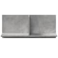 Miniatyrbilde 5 av 10: vidaXL Veggskap 70x16,5x30 cm betonggrå konstruert tre