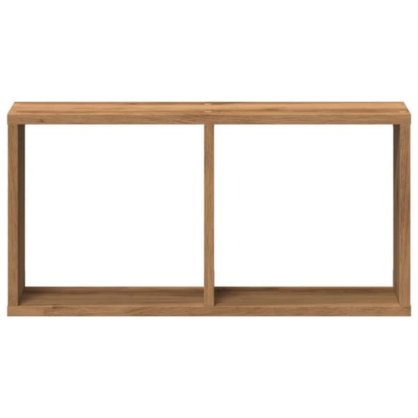 vidaXL Veggskap 60x16x30 cm artisan eik konstruert tre