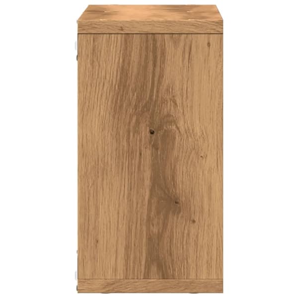 vidaXL Veggskap 60x16x30 cm artisan eik konstruert tre