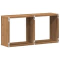 Miniatyrbilde 7 av 10: vidaXL Veggskap 60x16x30 cm artisan eik konstruert tre