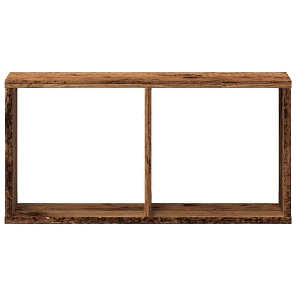 vidaXL Veggskap 60x16x30 cm gammelt tre konstruert tre