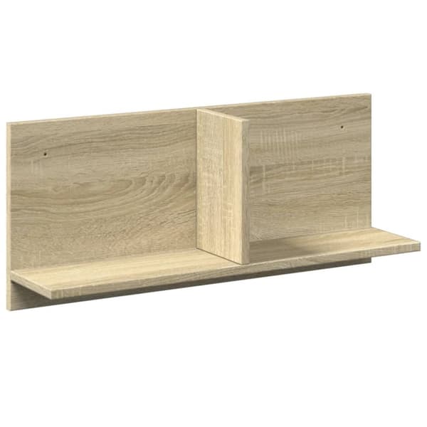 vidaXL Väggskåp 70x16,5x30 cm sonoma-ek konstruerat trä