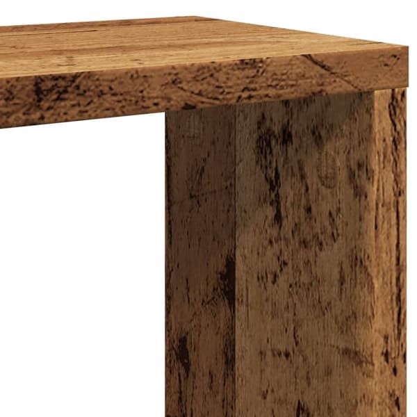 vidaXL Vegghyller kube 6 stk gammelt tre 30x15x30 cm konstruert tre