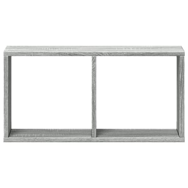 vidaXL vægskab 60x16x30 cm konstrueret træ grå sonoma-eg