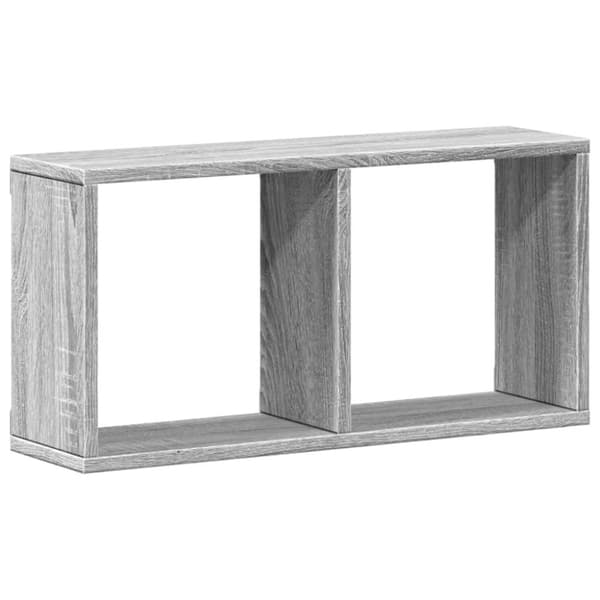 vidaXL vægskab 60x16x30 cm konstrueret træ grå sonoma-eg
