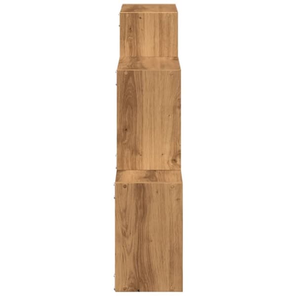vidaXL Veggskap 78x18x71 cm artisan eik konstruert tre