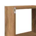 Miniatyrbilde 10 av 11: vidaXL Veggskap 78x18x71 cm artisan eik konstruert tre