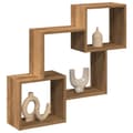 Miniatyrbilde 2 av 11: vidaXL Veggskap 78x18x71 cm artisan eik konstruert tre