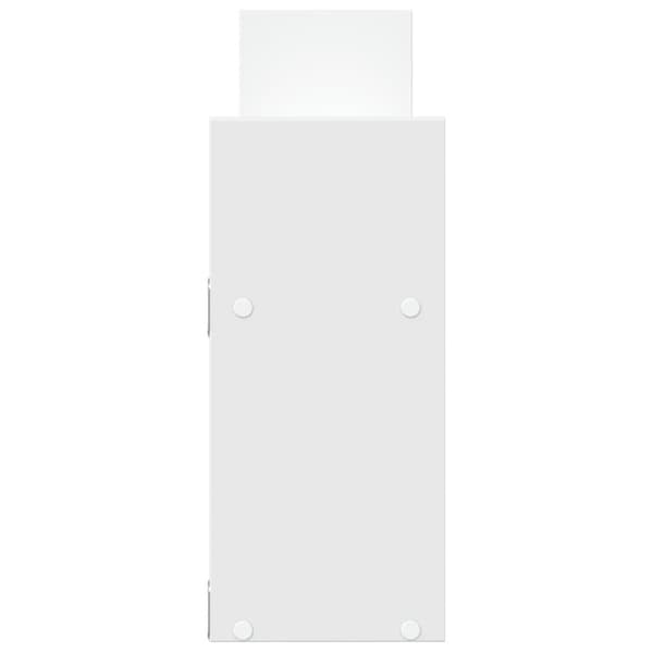 vidaXL Veggskap 100x18x40 cm hvit konstruert tre