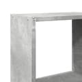 Miniatyrbilde 10 av 11: vidaXL Veggskap 78x18x71 cm betonggrå konstruert tre