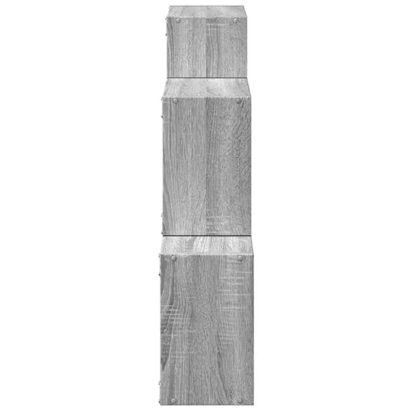 vidaXL Seinäkaappi 78x18x71 cm harmaa Sonoma tekninen puu