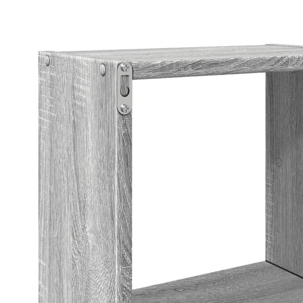 vidaXL Seinäkaappi 78x18x71 cm harmaa Sonoma tekninen puu