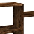 Miniatyrbilde 8 av 11: vidaXL Vegghylle røkt eik 129x18x42 cm konstruert tre