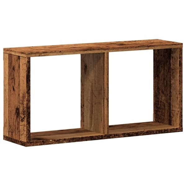vidaXL Seinäkaappi 60x16x30 cm vanha puu tekninen puu