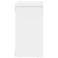 Miniatyrbilde 6 av 10: vidaXL Veggskap 60x16x30 cm hvit konstruert tre