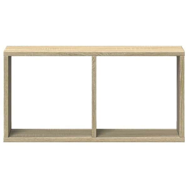 vidaXL vægskab 60x16x30 cm konstrueret træ sonoma-eg