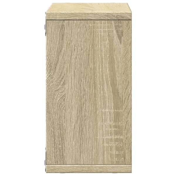 vidaXL vægskab 60x16x30 cm konstrueret træ sonoma-eg