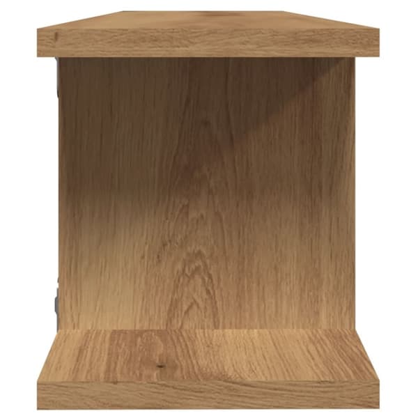 vidaXL seinähyllyt 2 kpl käsityöläinen tammi 90x18x20 cm tekninen puu