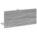 Miniatyrbilde 7 av 10: vidaXL Veggskap 70x16,5x30 cm grå sonoma konstruert tre
