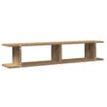 Miniatyrbilde 8 av 11: vidaXL Vegghyller 2 stk artisan eik 105x18x20 cm konstruert tre