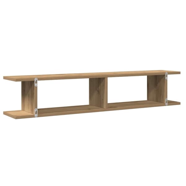 vidaXL Vegghyller 2 stk artisan eik 105x18x20 cm konstruert tre