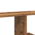 Miniatyrbilde 8 av 10: vidaXL Veggmontert TV-hylle gammelt tre 125x18x23 cm konstruert tre