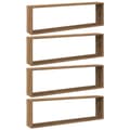 Miniatyrbilde 3 av 11: vidaXL Vegghyller kube 4 stk artisan eik 100x15x30 cm konstruert tre