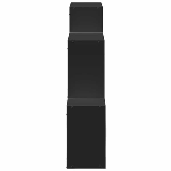 vidaXL Väggskåp 78x18x71 cm svart konstruerat trä