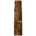 Miniatyrbilde 6 av 11: vidaXL Veggskap 78x18x71 cm røkt eik konstruert tre