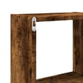 Miniatyrbilde 10 av 11: vidaXL Veggskap 78x18x71 cm røkt eik konstruert tre
