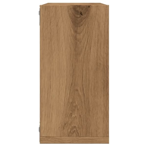 vidaXL Vägghylla kubformad 4 st artisan ek 30x15x30 cm konstruerat trä